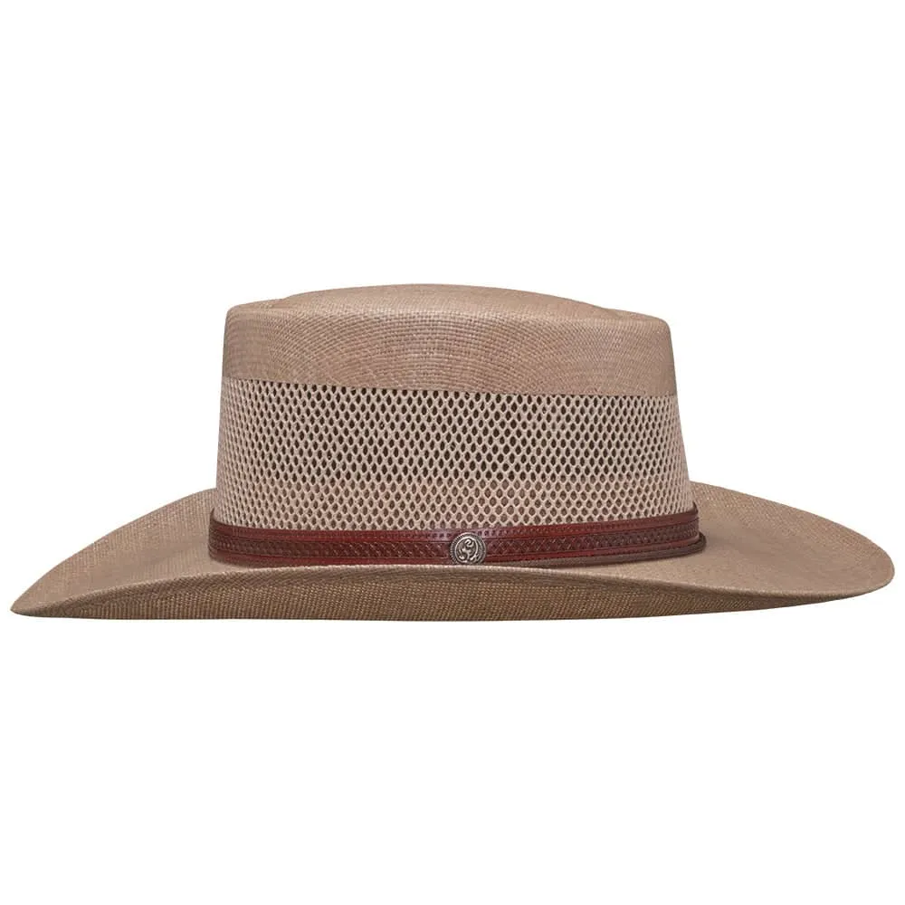 Madrid | Womens Wide Brim Straw Gambler Hat