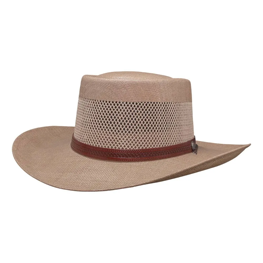 Madrid | Womens Wide Brim Straw Gambler Hat