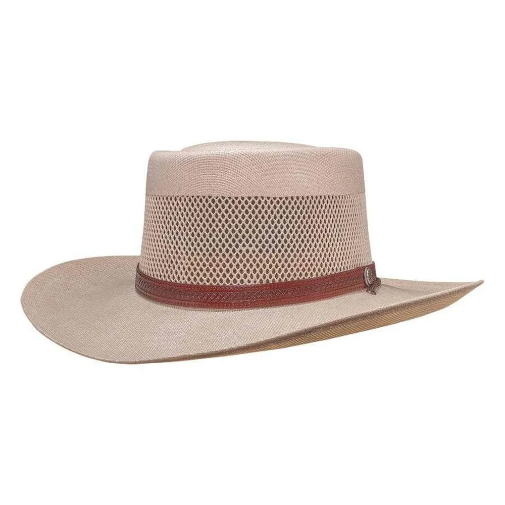 Madrid | Womens Wide Brim Straw Gambler Hat