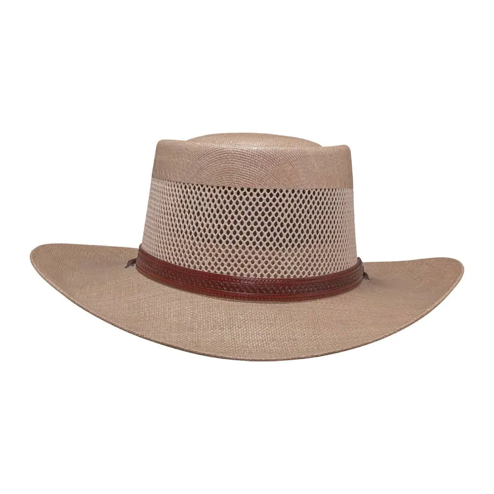 Madrid | Womens Wide Brim Straw Gambler Hat