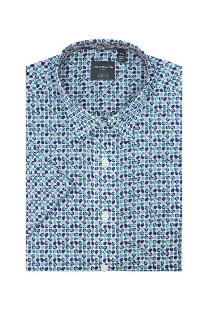 Mint Short Sleeve Shirt - Button-Down Men's Short Sleeve Shirts