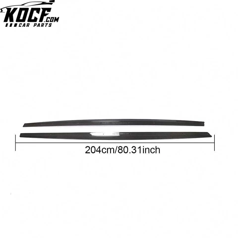 Modify Luxury 3 Series F80 Carbon Fiber Car Side Sills for BMW F80 M3 Base Sedan 4-Door 2014-2019