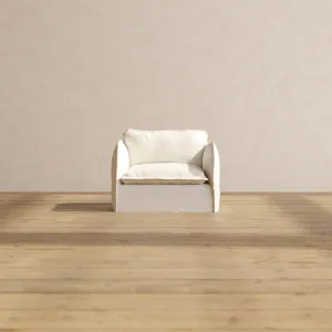 Modular Performance Armchair in Mousse | Relaxed Blend