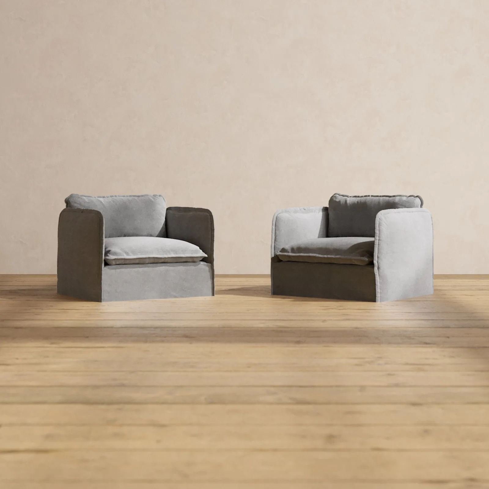 Modular Performance Armchair Set in Ash | Relaxed Blend