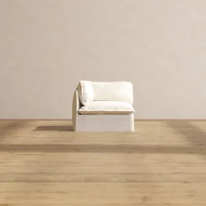 Modular Performance Corner Chair in Mousse | Relaxed Blend