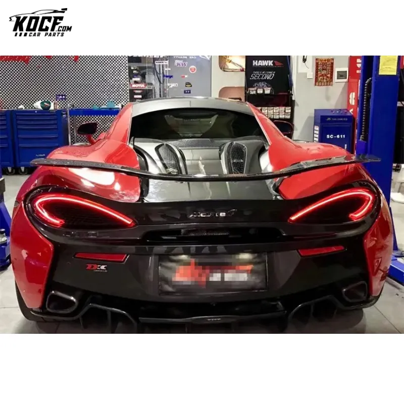 N-style Carbon Fiber Rear Spoiler GT wing For McLaren 540C 570S 570GT