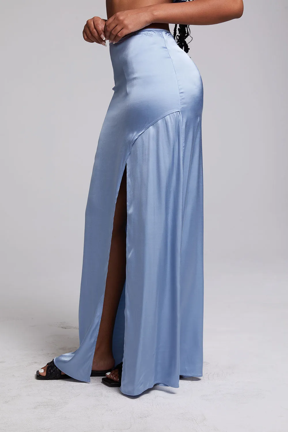 Noemi Blue Grotto Maxi Skirt