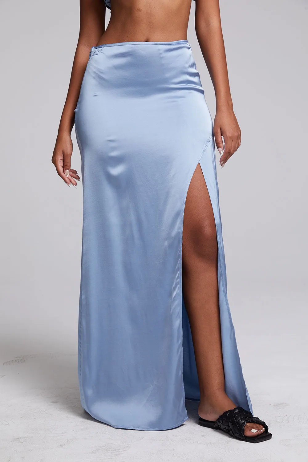 Noemi Blue Grotto Maxi Skirt