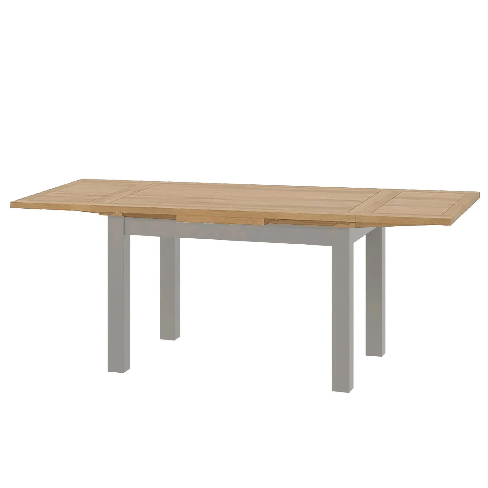 Padstow Grey Lift Top Drawleaf Table 120-200cm