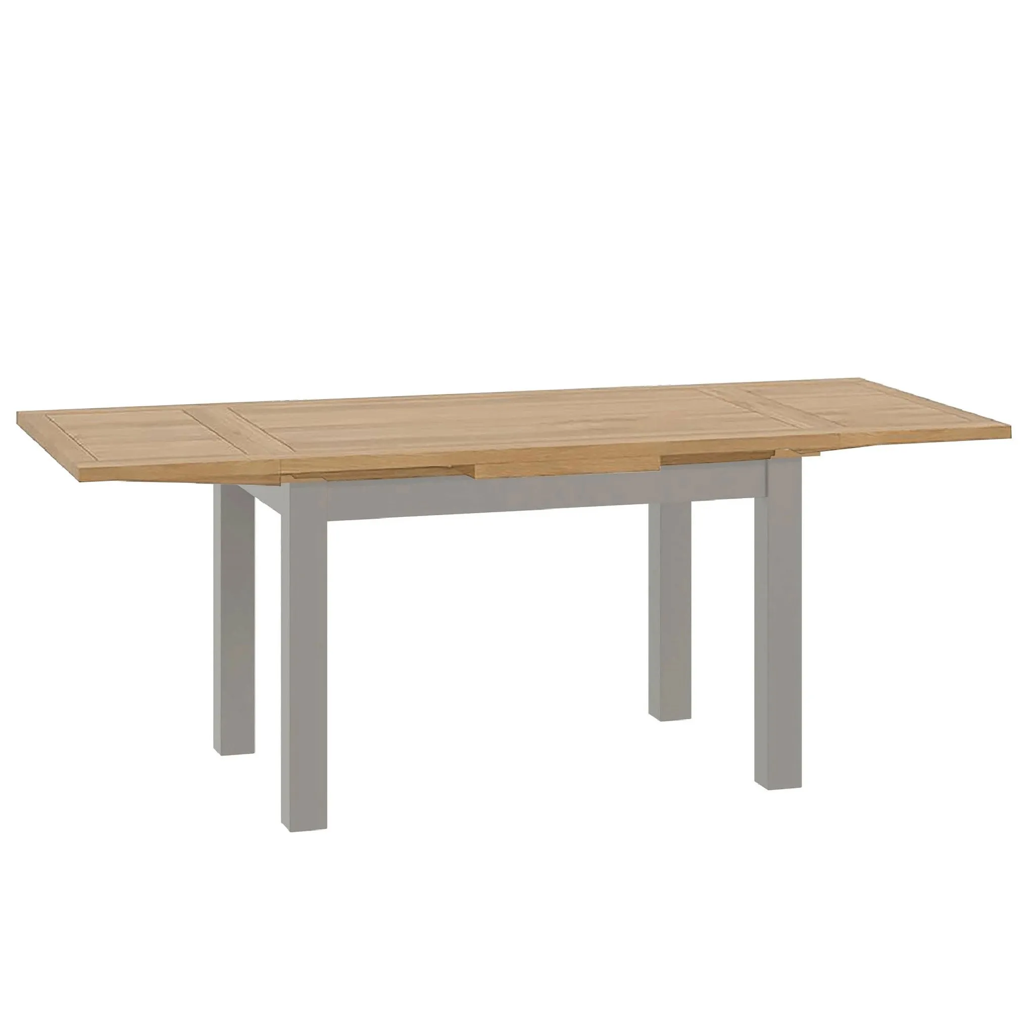 Padstow Grey Lift Top Drawleaf Table 120-200cm