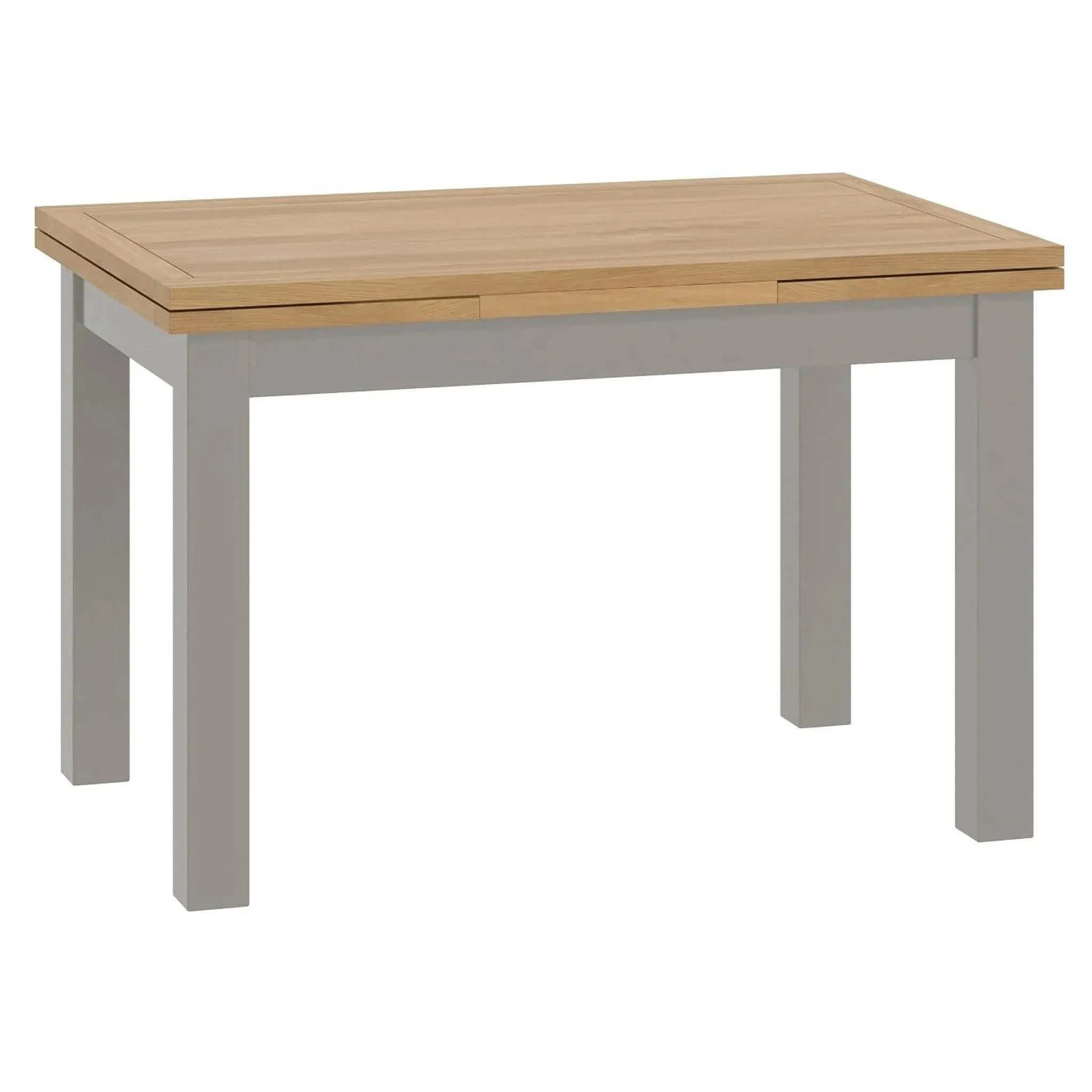 Padstow Grey Lift Top Drawleaf Table 120-200cm