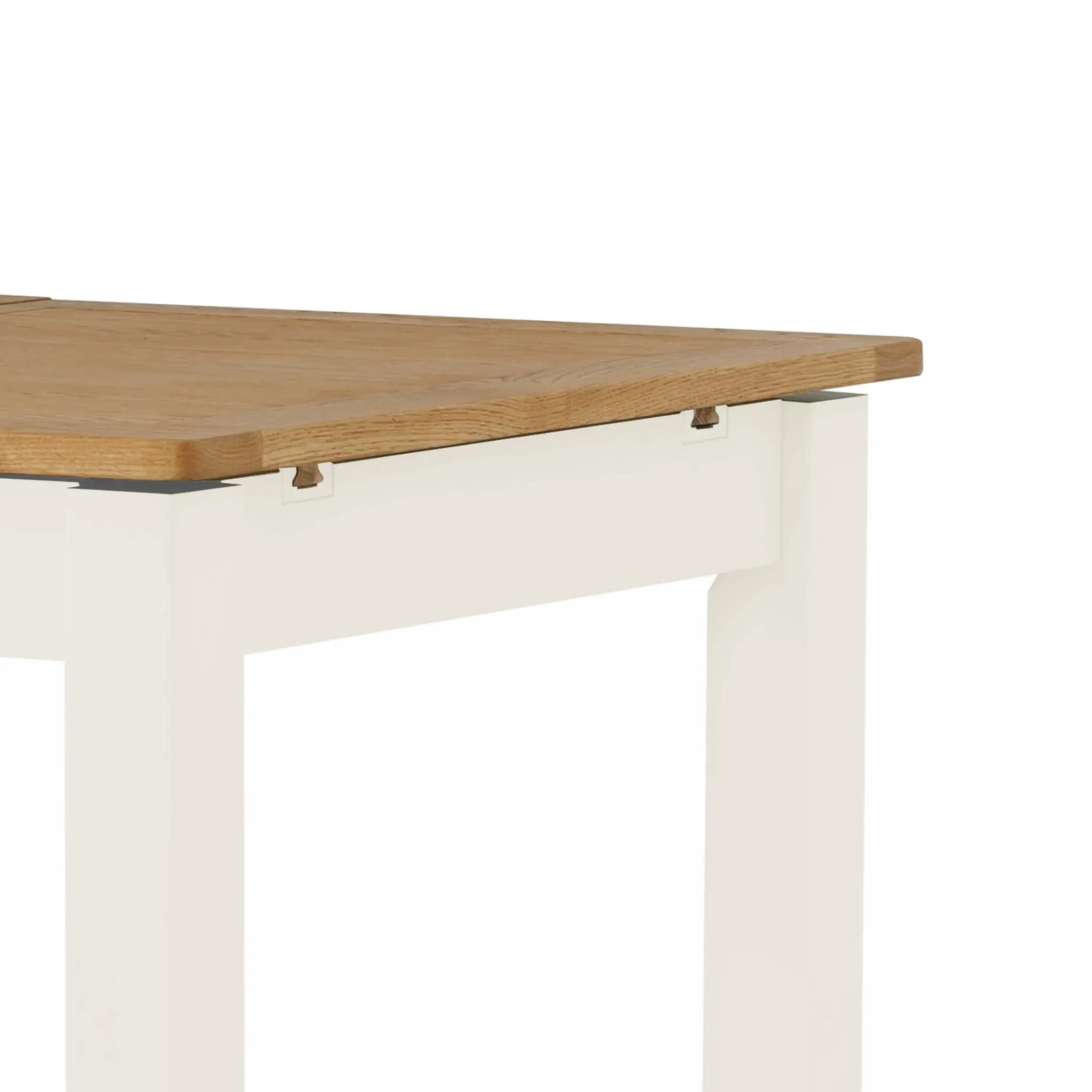 Padstow White 140-180cm Extending Table