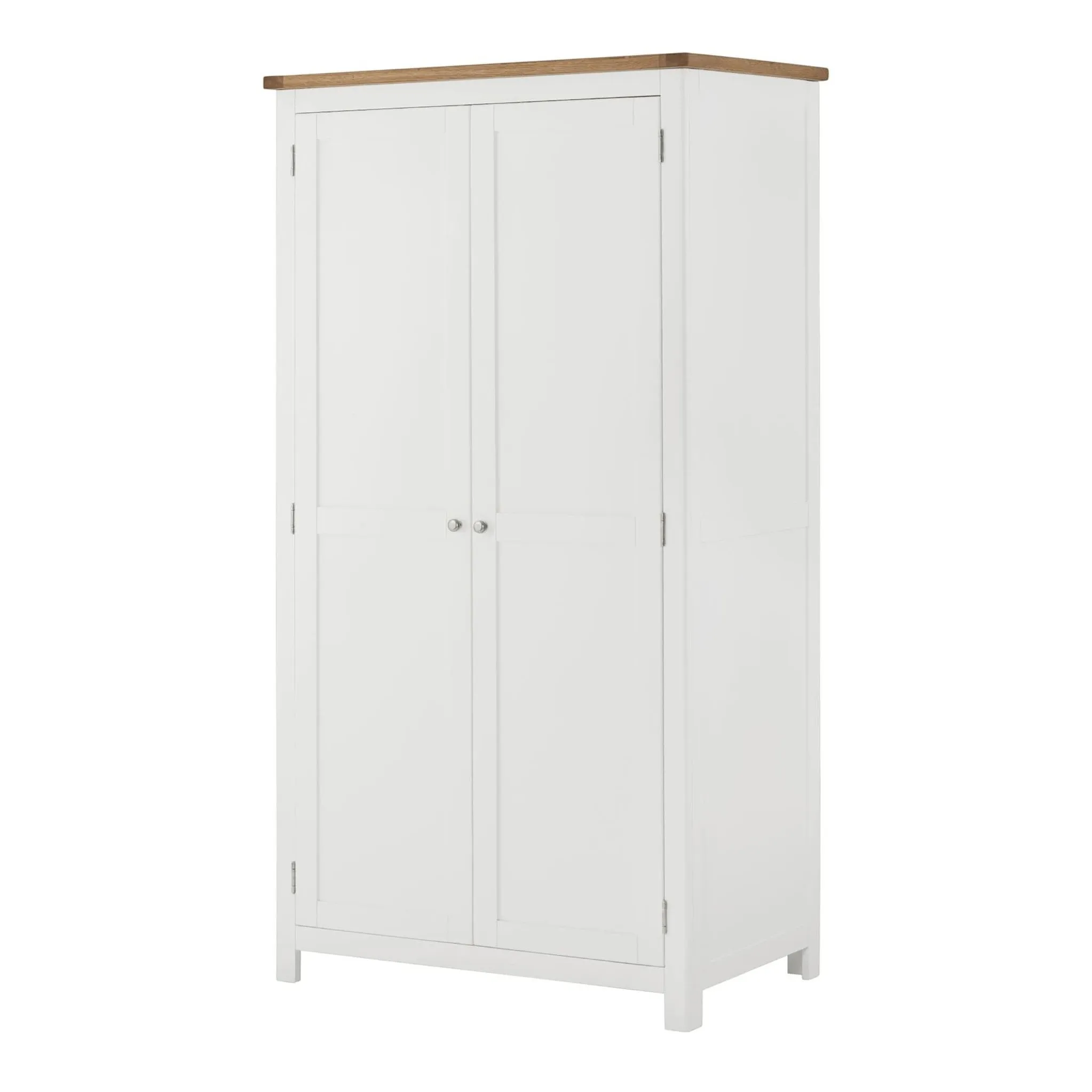 Padstow White All-Hanging Double Wardrobe