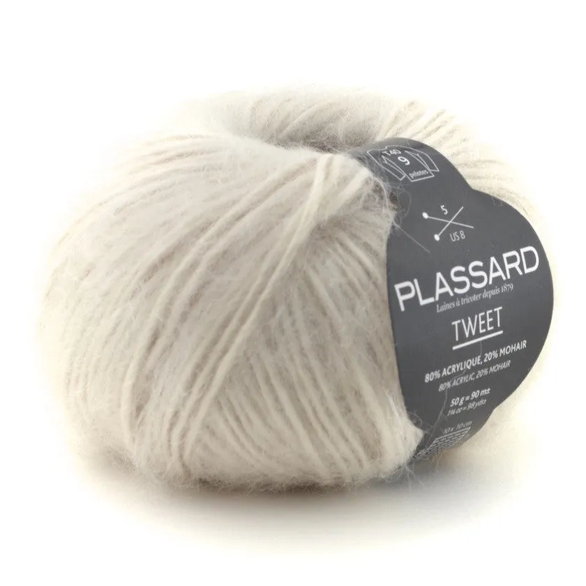 Plassard Tweet Mohair Blend 10 ply - 9 colours