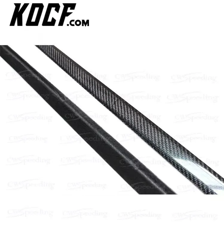 RZ STYLE CARBON FIBER SIDE SKIRTS INSERT FOR MERCEDES-BENZ A-CLASS W176 A250 A260 AMG A45