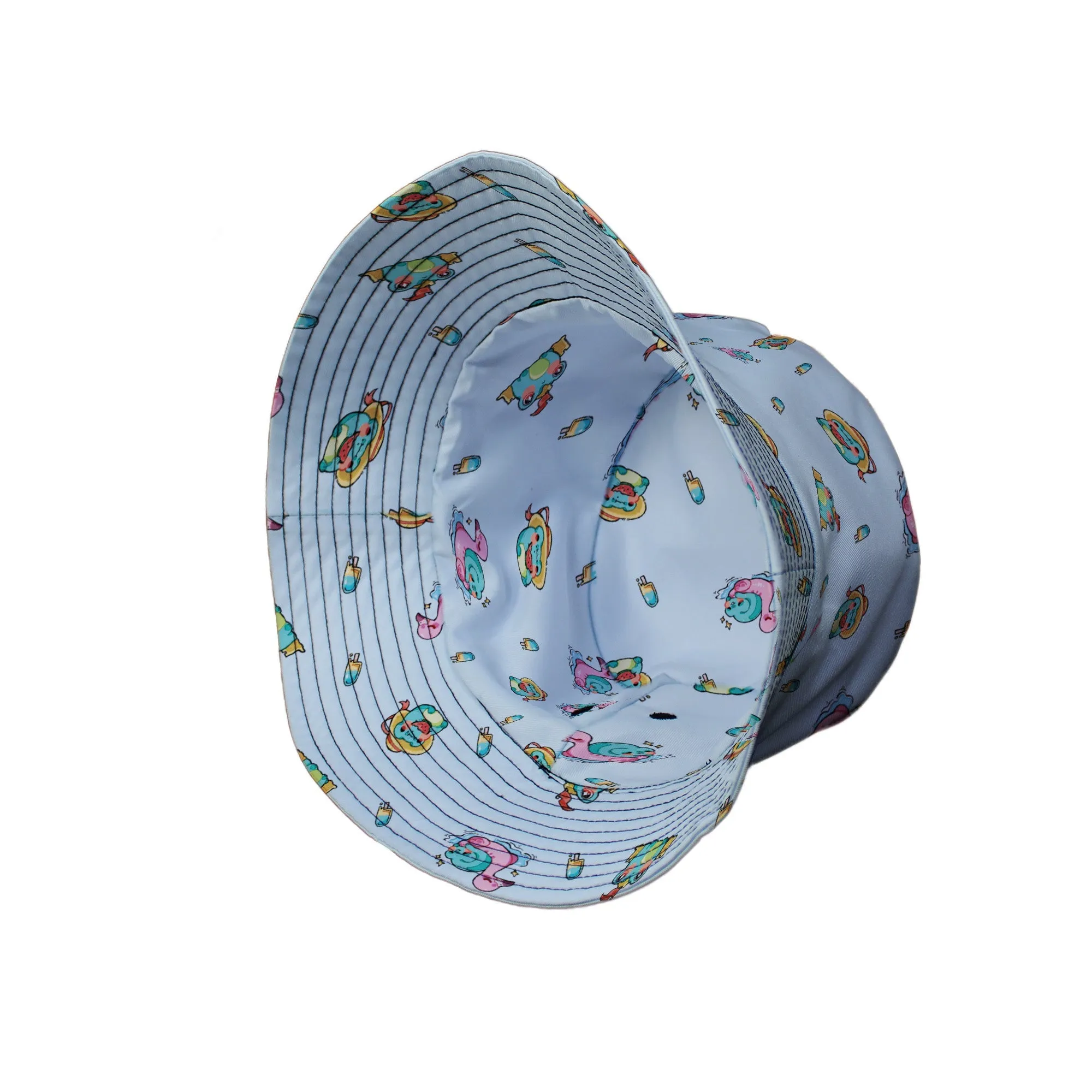 Summer Frogs Anime Bucket Hat