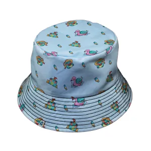 Summer Frogs Anime Bucket Hat