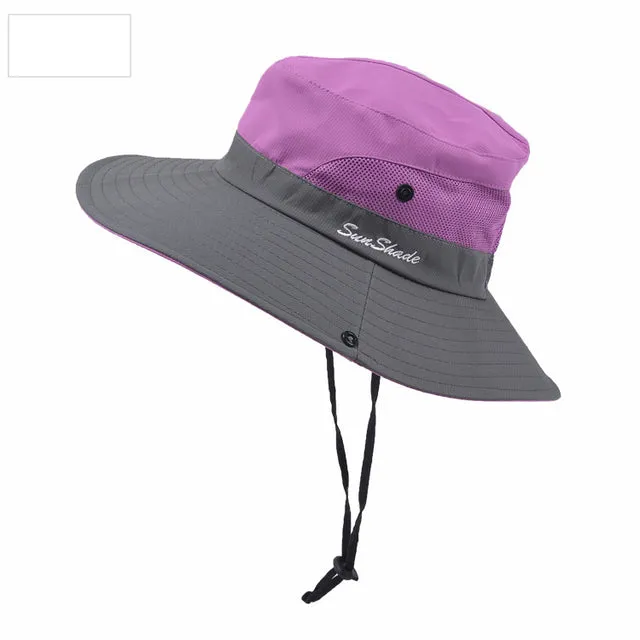 Summer Hat for Women UV Protection Sun Bucket Hat Wide Brim Hat