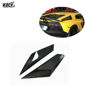 SV style carbon fiber rear Side Vents Scoop Air Intake Duct Rear Cover Trim For Lamborghini Aventador LP700 LP720