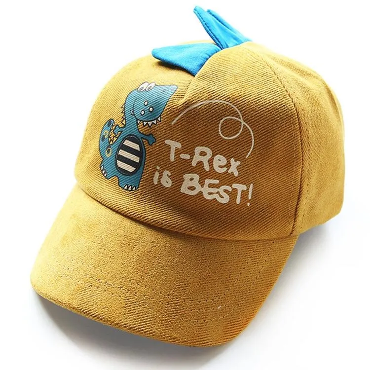 ''T-REX IS BEST'' DINOSAUR KIDS HATS Cap Outdoor Sun Hat Adjustable