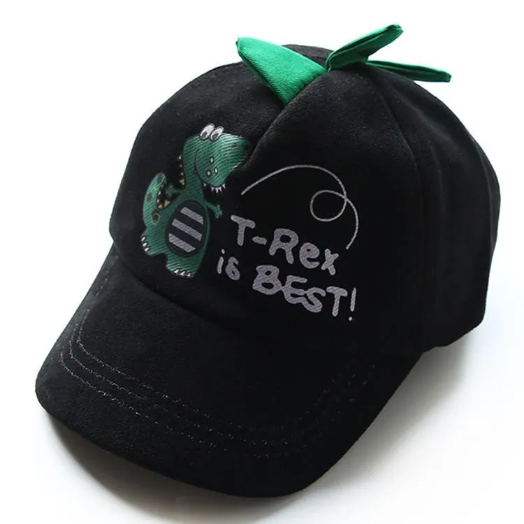 ''T-REX IS BEST'' DINOSAUR KIDS HATS Cap Outdoor Sun Hat Adjustable