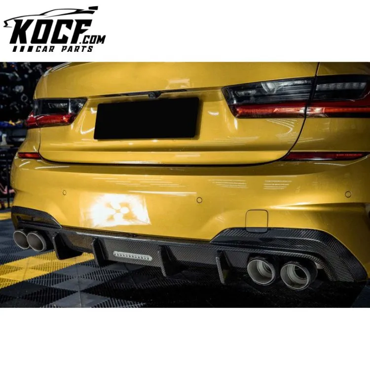 TAKD Style Carbon Fiber Body Kit For BMW 3 Series G20 Carbon Front Lip Rear Diffuser Side Skirts Rear Spoiler Wing 2019 