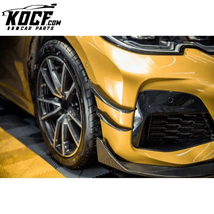 TAKD Style Carbon Fiber Body Kit For BMW 3 Series G20 Carbon Front Lip Rear Diffuser Side Skirts Rear Spoiler Wing 2019 