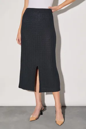 Textured Knit Maxi Skirt