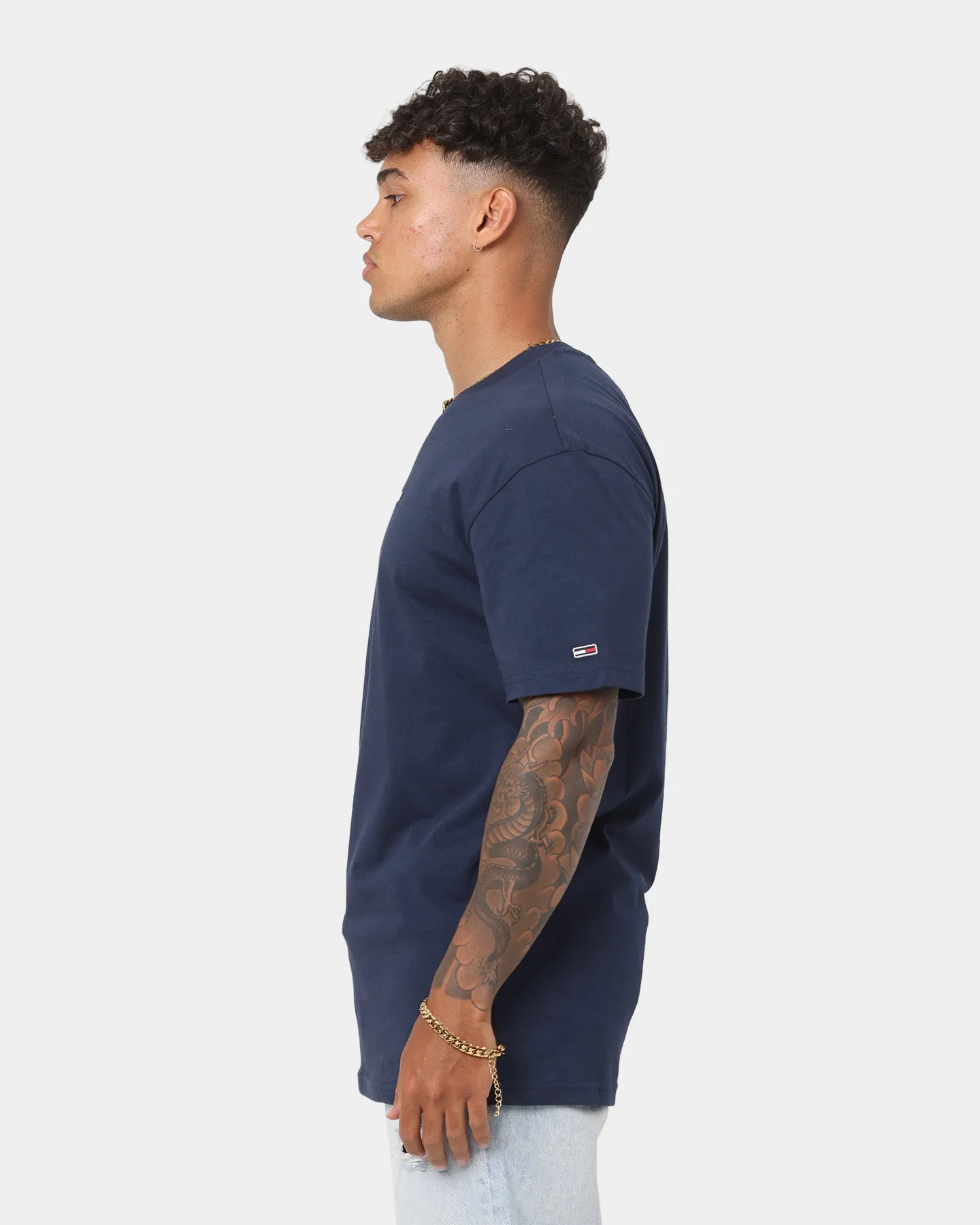 Tommy Jeans Small Text T-Shirt Twilight Navy