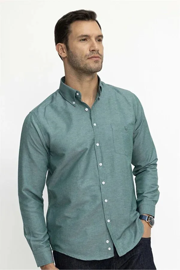 Tudors Men's Green Shirt