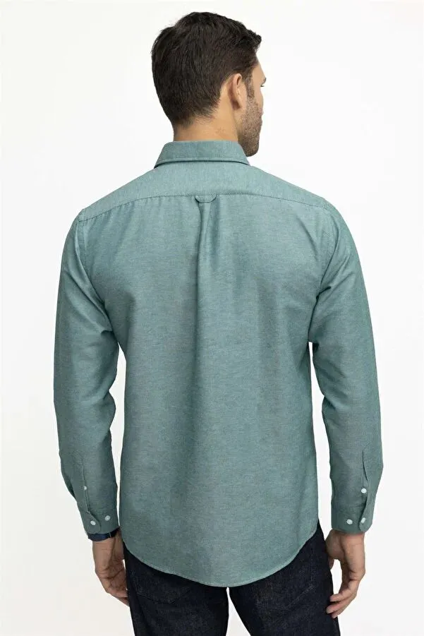 Tudors Men's Green Shirt