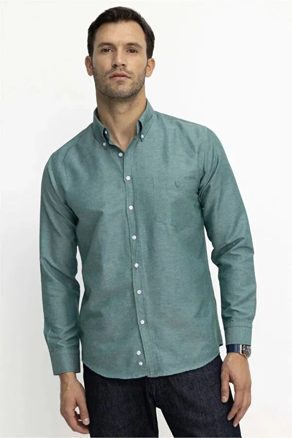 Tudors Men's Green Shirt