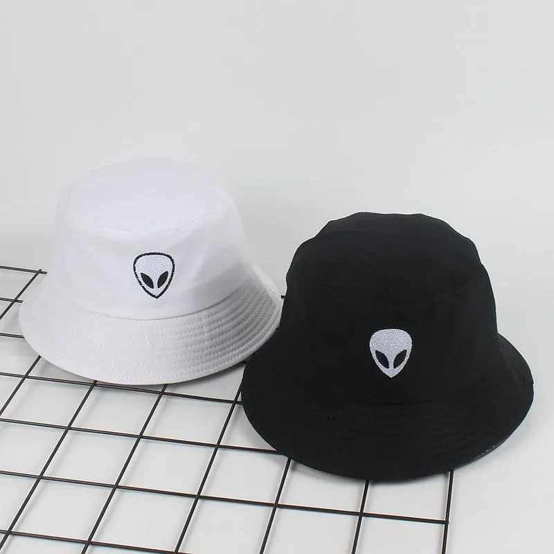 Unisex Embroidery Foldable Bucket Hat Summer Hat Streetwear Bucket Cap