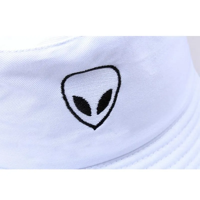 Unisex Embroidery Foldable Bucket Hat Summer Hat Streetwear Bucket Cap