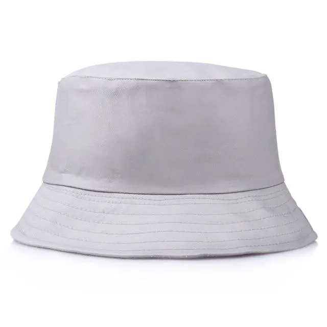 Unisex Embroidery Foldable Bucket Hat Summer Hat Streetwear Bucket Cap