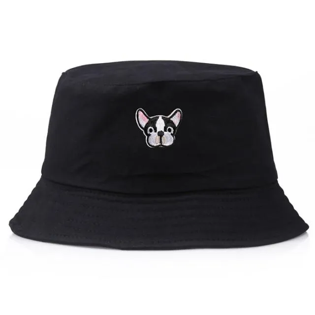 Unisex Embroidery Foldable Bucket Hat Summer Hat Streetwear Bucket Cap