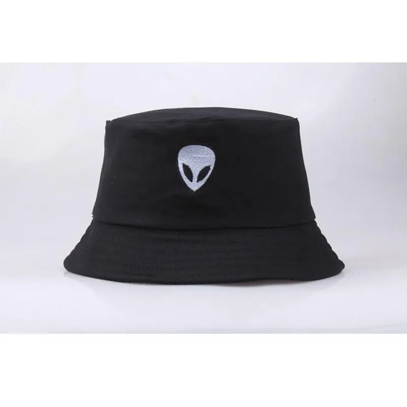 Unisex Embroidery Foldable Bucket Hat Summer Hat Streetwear Bucket Cap