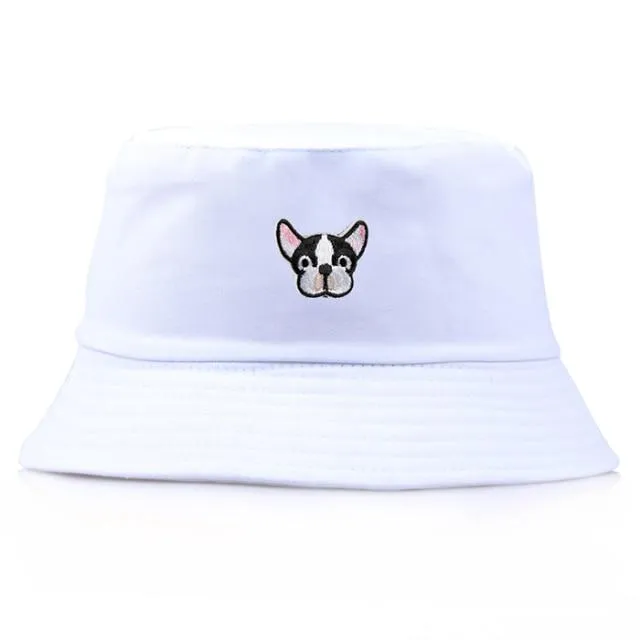 Unisex Embroidery Foldable Bucket Hat Summer Hat Streetwear Bucket Cap