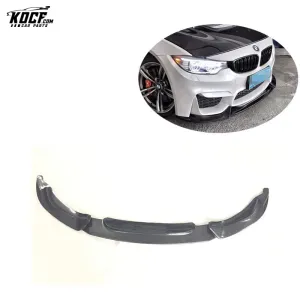 VA Style Carbon Fiber Front Bumper Lip Splitter Spoiler For BMW F8X M3 M4