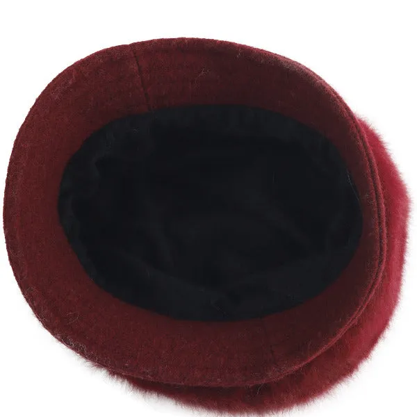 Women Angola Wool Beret Newsboy Bucket Hats BR023