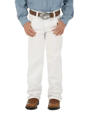 Wrangler Boy's White Pro Rodeo Cowboy Cut Original Fit Jeans