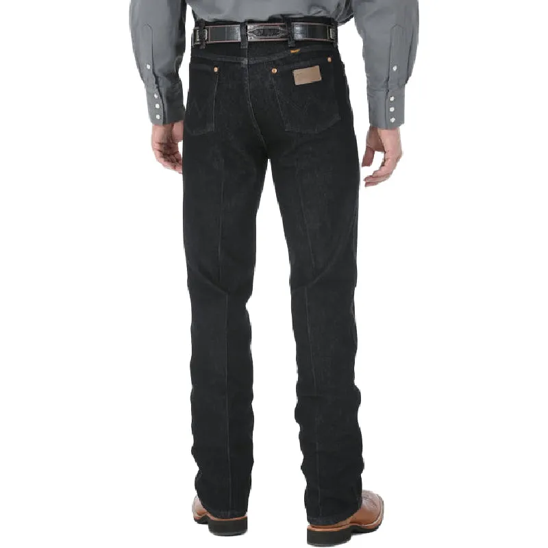 Wrangler Men's Stretch Cowboy Cut Black Jeans